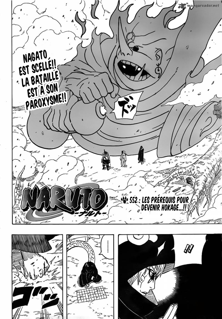 Chapitre Scan Naruto 552 VF Page 03